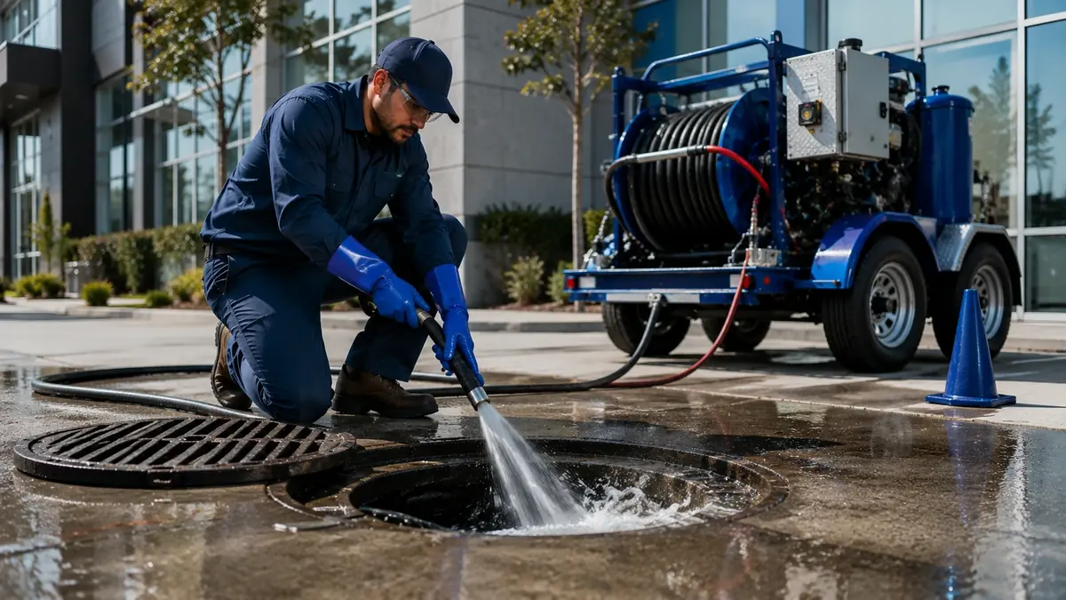 Commercial Hydro Jet Drain Cleaning in Big Creek