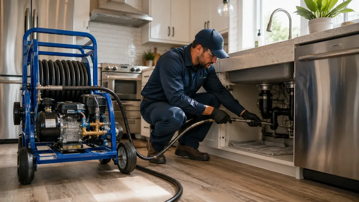 Kitchen Drain Hydro Jetting in Big Creek