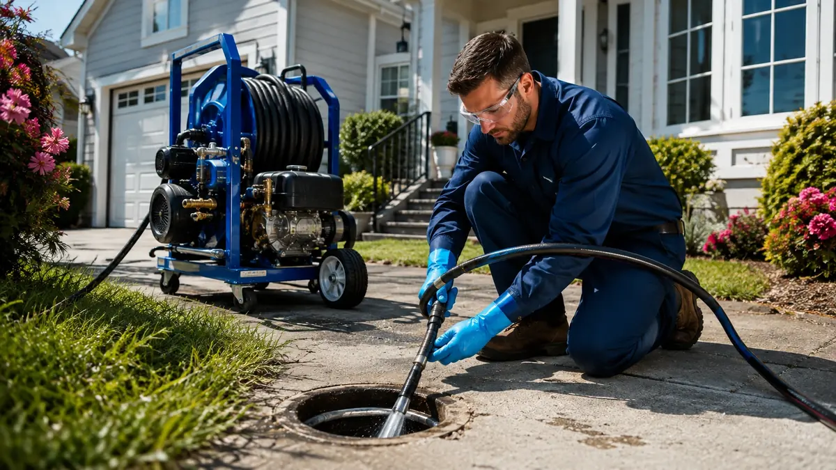 Residential Hydro Jet Drain Cleaning in Big Creek