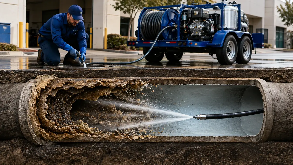 Sewer Pipe Descaling in Big Creek